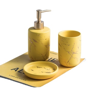 Dispensador de Jabón, Taza, Bandeja, Decoración para <span class=keywords><strong>Baño</strong></span>, Productos de Cerámica para <span class=keywords><strong>Baño</strong></span> - Product Image 1