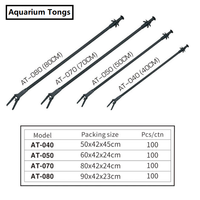 Pince de nettoyage d'aquarium durable Jeneca, outil de nettoyage de réservoir de poissons, pince à dents en plastique légère et écologique, pour salon et patio