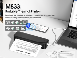Phomemo Mini <span class=keywords><strong>A4</strong></span> imprimantes thermiques portables imprimantes <span class=keywords><strong>A4</strong></span> de voyage sans fil Machine d'impression photo/fichier/tatouage pour bureau/entreprise - Product Image 5