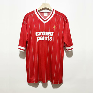 Maglia Retrò Personalizzata 1982-83 Home a Maniche Lunghe Oversize con Colletto Alto Uniforme da Calcio 100% Poliestere - Product Image 2