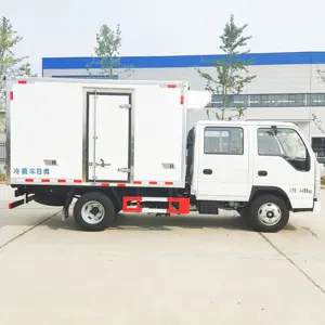 Mini 4*2 Refrigerated Truck Electric Van Freezer truck used for cold chain logistics