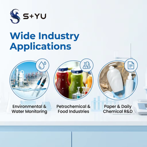 Testeur de pH électronique <span class=keywords><strong>SYU</strong></span> PH400F - Plage de pH de -2.000 à 20.000 pour piscine, aquarium, pisciculture, test de l'eau - Product Image 3