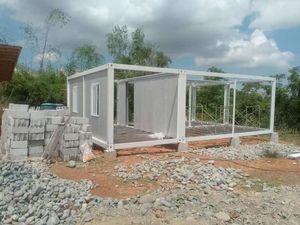 Maison mobile CE, maison modulaire en conteneur pour usage extérieur, bâtiment préfabriqué portable pour bureau, chantier de construction, <span class=keywords><strong>camping</strong></span> - Product Image 2