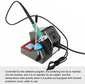 Estación <span class=keywords><strong>de</strong></span> <span class=keywords><strong>Soldadura</strong></span> <span class=keywords><strong>SUGON</strong></span>-A9 Compatible con Punta <span class=keywords><strong>de</strong></span> Soldador Original 210, Mango para <span class=keywords><strong>Soldadura</strong></span> Electrónica sin Plomo - Product Image 4
