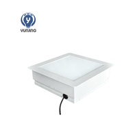 Plafonnier LED Moderne en Aluminium pour Salle Blanche 30x30cm 24W Encastré IP65 Cadre en Aluminium Certifié CE ROHS ETL