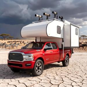 Module de <span class=keywords><strong>camping</strong></span> tout-terrain pour le transport en véhicule, avec salle de <span class=keywords><strong>douche</strong></span>, toilettes et rangements, moderne, étanche, pour camionnette, par for - Product Image 1