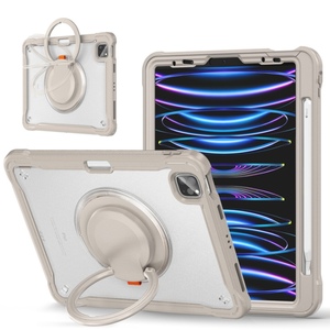 เคสแท็บเล็ตสำหรับ <span class=keywords><strong>iPad</strong></span> <span class=keywords><strong>Air</strong></span> 4/5th 10.9นิ้วทนทานกันกระแทกสำหรับ <span class=keywords><strong>iPad</strong></span> ฝา Pro11พร้อมสายคล้องไหล่ - Product Image 4