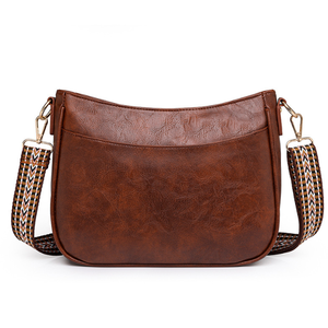 Bolso Bandolera Diario para Mujer, Diseño en Forma de Media Luna, de Fibra de Poliéster Blanca, Resistente, Talla XL, Correa Ajustable, Ligero - Product Image 1