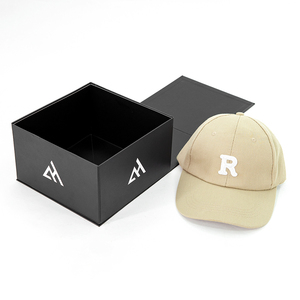 Proveedor de Cajas Plegables de Cartón Tipo Concha para Gorras de Béisbol Personalizadas <span class=keywords><strong>Dandy</strong></span> Hats 8x8 - Product Image 1