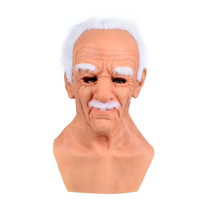 White beard old man mask