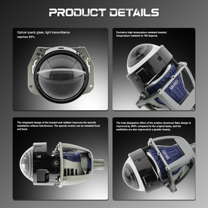 Projetor Bi-led de Nova Geração com Saída de 3.0 Polegadas e Sistema Inteligente AFS Lente de Farol de Carro LED Universal - Product Image 6