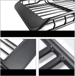 Porte-bagages <span class=keywords><strong>de</strong></span> <span class=keywords><strong>toit</strong></span> <span class=keywords><strong>pour</strong></span> SUV en acier au carbone Canyossoar, robuste, étanche, capacité <span class=keywords><strong>de</strong></span> charge élevée supérieure à 100 kg, installation facile - Product Image 4