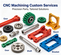Servicio de Mecanizado CNC de Alta Precisión para Prototipos Rápidos, Piezas Metálicas Anodizadas de Aleación de Aluminio, Torneado y Fresado