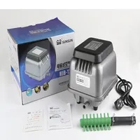 Pompe à air électromagnétique Sunsun HJB-120 220V 50Hz avec prise EU, en plastique, pour l'oxygénation des aquariums et des étangs