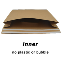 Emballages personnalisés pour vêtements OEM, enveloppes en papier kraft, boîtes d'expédition en carton, sacs d'expédition en papier
