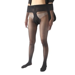 Collants transparents pour hommes grandes tailles avec poche, collants en nylon ultra-fins 5D invisibles anti-accroc, effet push-up fessier, illusion de peau nue <span class=keywords><strong>sexy</strong></span> - Product Image 5