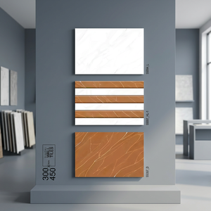 กระเบื้องเคลือบผนังเซรามิก12X18มม. ดิจิตอล300X450มม. สำหรับตกแต่งพอร์ซเลนพื้นห้องครัว30x45ซม. สไตล์จีน - Product Image 3