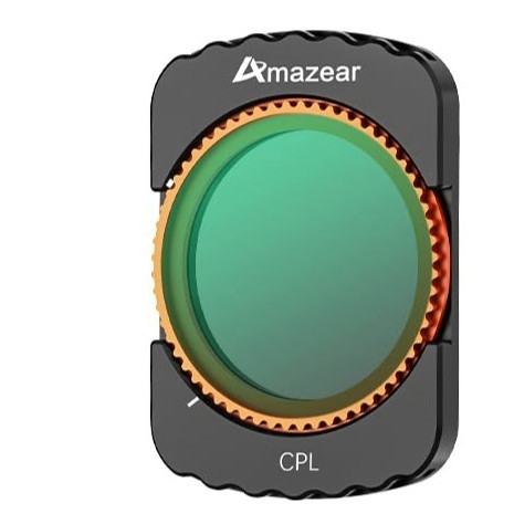 Amazear 5 Pieces Magnetic Lens Filters Optical Glass CPL ND Pocket3 Filters Set for DJI Osmo Action Sports Camera Accessories