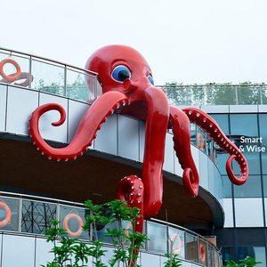 Glass Fiber Sculpture Customized Outdoor <b>Large</b> Cartoon Character IP Shopping Mall Beautiful Decoration Landscape Small <b>Ornament</b> - Product Image 1