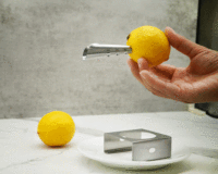 Vente en gros d'usine Eversun LL608 Presse-agrumes manuel en acier inoxydable 2 en 1 pour citron et lime