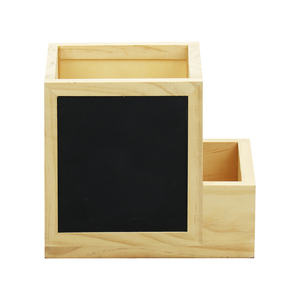 Table bureau décor personnalisé tableau noir <span class=keywords><strong>craie</strong></span> écriture pin massif table en bois stylo <span class=keywords><strong>porte</strong></span>-<span class=keywords><strong>crayon</strong></span> support boîte pour stylos - Product Image 3
