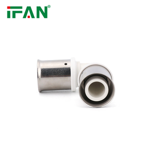 IFAN <span class=keywords><strong>BS</strong></span> 15875 Accesorios PEX en venta PN25 Todo tipo PPSU Ajuste de prensa PN25 Color blanco 16-32MM Accesorios de tubería de latón - Product Image 4