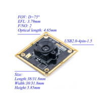 Hampo 0798-b, Escáner de Documentos con Enfoque Automático de 8MP, Módulo de Cámara USB, Tamaño A4, Lectura OCR de Alta Velocidad para Educación, Banca y Oficina