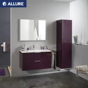 Allure baratos roxo moderno pia do banheiro vaidade