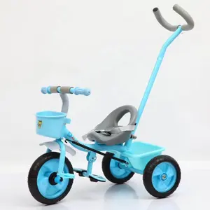 Venta al por mayor de la fábrica buen precio EVA neumático chico rotación triciclo plegable niño triciclo/Triciclo del bebé