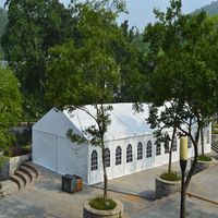 Carpa para Eventos al Aire Libre de Gran Tamaño, Tipo Tubo de PVC Resistente, Impermeable y Resistente al Viento, Diseño Portátil para Ceremonias y Fiestas