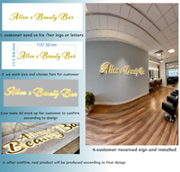 Letras de Canal LED 3D Personalizadas de Acero Inoxidable con Clasificación de Impermeabilidad IP65 para Señalización Comercial Exterior, Fachadas de Centros Comerciales