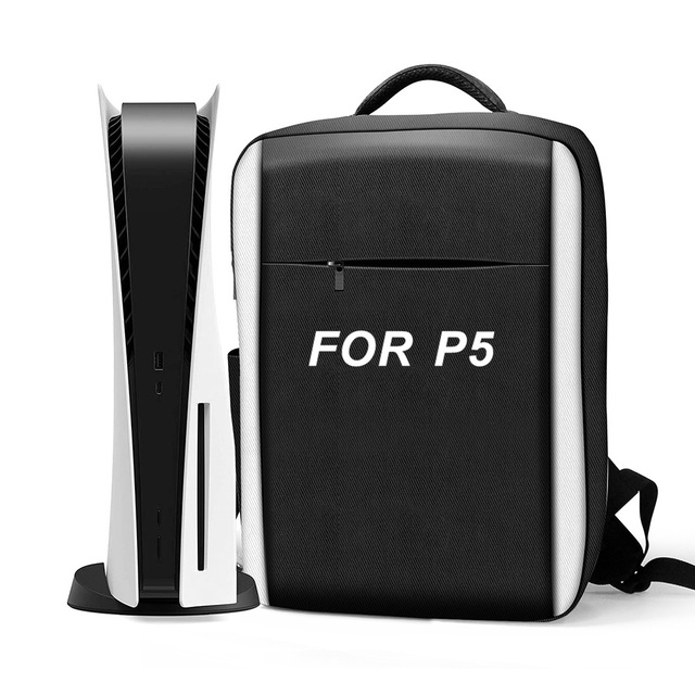 Protective Travel Bag for PS5 Console Backpack for PS5 Game Accessories Storage Bag Cover Case