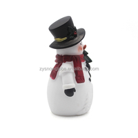 Noël bonhomme de neige Statue lumière érotique résine Sculpture pour la décoration de la maison et cadeaux Style mascotte