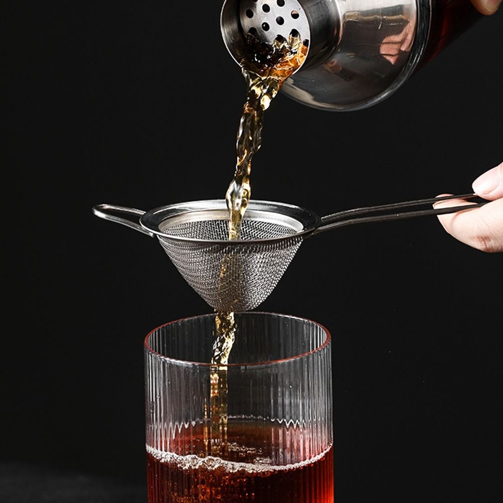 Fine Mesh Cocktail Strainer Stainless Steel Oil Grill For Cocktail