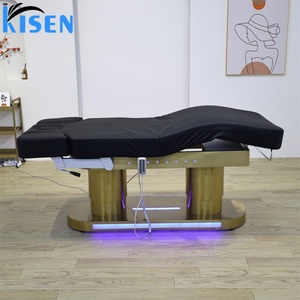 เก้าอี้เสริมสวย KISEN Modern Salon ปรับแต่งสีได้ พร้อมมอเตอร์ 3/4 ตัว  โต๊ะสปาต่อขนตาพร้อมไฟ  เตียงเสริมความงามสำหรับทำทรีทเมนท์ใบหน้า - Product Image 5