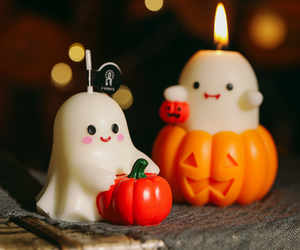 Halloween <b>Candle</b> Handmade Model Practical Small Gift Atmosphere Creative Clothing Fragrance Pumpkin Aromatherapy Wax Decoration - Product Image 4