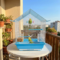 Cage à oiseaux en fil de fer pas cher pour perruches 30cm, importée pour agapornis africains