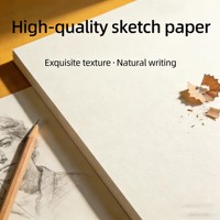 Bloc de dessin pour aquarelle 4K 8K à spirale, 160g, en pâte de bois épaisse, sans acide, haute absorption, pour étudiants et artistes en art aquatique