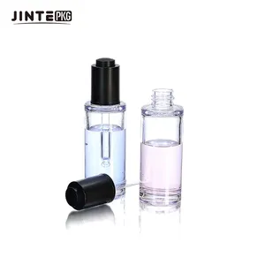 Leere 10ml Plastik dicke Wand klare Tropf flasche für Hautpflege Haar ätherisches Öl für kosmetische Verpackung