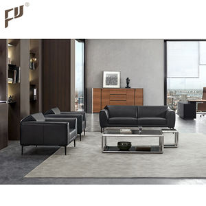 Furicco Sofa dan Sofa Mewah Modern Bentuk U Kulit Sofa Sectional Turki 1 + 2 + 3 Set Sofa Furnitur Ruang Tamu - Product Image 1