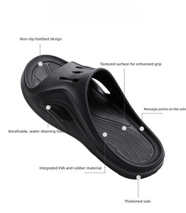 Sabots <span class=keywords><strong>de</strong></span> salle <span class=keywords><strong>de</strong></span> bain silencieux haute performance pour la sécurité des seniors, pantoufles <span class=keywords><strong>de</strong></span> maternité ergonomiques et rembourrées, sandales personnalisables avec logo - Product Image 3