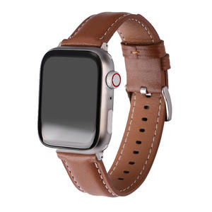 Correa de Reloj de Cuero de Microfibra Compatible con Apple Watch Series 10 9 8 7 6 SE, Correa de Liberación Rápida para Relojes Inteligentes Samsung Huawei - Product Image 3