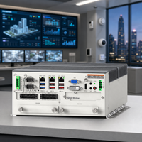 Mini PC industriel embarqué sans ventilateur à faible consommation, processeur Core I9/i7/i5/i3