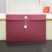 Bolsa para documentos A3 de cualquier tamaño personalizada, Sobres de papel, cadena con ojales, bolsillo para archivos expansible, bolsa para archivos de oficina en casa, calidad superior