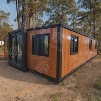 Maison préfabriquée européenne de luxe, mobile, compacte, 60 mètres carrés, maison préfabriquée modulaire à bas prix pour l'Europe