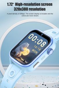 Reloj Inteligente con GPS 4G Antipérdida para Niños, con Pantalla IPS Cuadrada, Botón de Pánico SOS, Chat de Voz y Video, Mensajes de Texto - Product Image 6