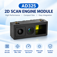AD325 Mini Moteur de lecture de codes-barres 2D QR intégré, capteur d'image CMOS ultra-léger USB TTL232 pour borne interactive et terminal industriel, en stock