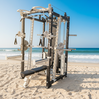 Machine Smith verticale robuste pour salle de sport à domicile haut de gamme, station de musculation multifonctionnelle, qualité commerciale compacte