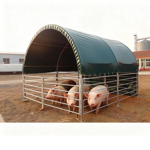 <span class=keywords><strong>Tente</strong></span> mobile saisonnière pour pâturage Structures à membrane Abris <span class=keywords><strong>Tente</strong></span> portable Abri pour animaux, bétail et <span class=keywords><strong>chevaux</strong></span> pour la nuit - Product Image 1