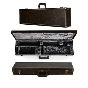 Glary-funda de violín suave personalizada para pistola, resistente a los arañazos, vintage, de cuero, caja de seguridad grande para almacenamiento de uso multiusos